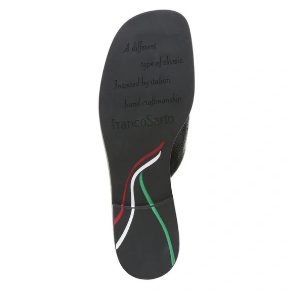 NEW Franco Sarto Black Bocca Slide Mules - Picture 5 of 5